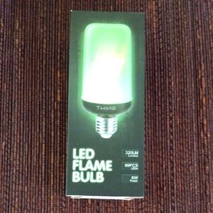 Twing Green LED Flame Bulb